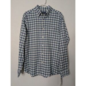 Vineyard Vines Whale Shirt Mens Medium Multicolor Check Classic‎ Fit Button-Down